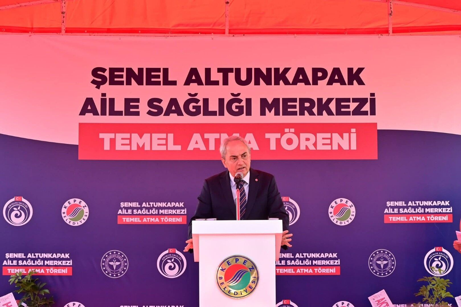 Kepez’de Şenel Altunkapak Aile Sağlığı Merkezi’nin Temeli Törenle Atıldı (1)