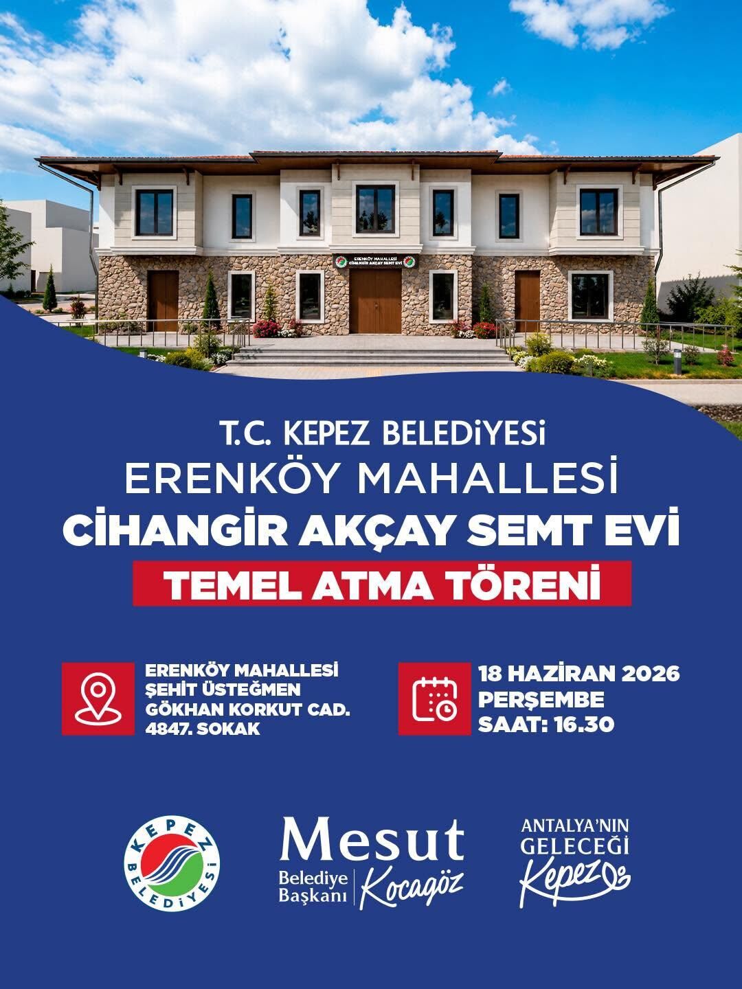Kepez’deki Yeni Yatırımın Temeli Atılacak (1)
