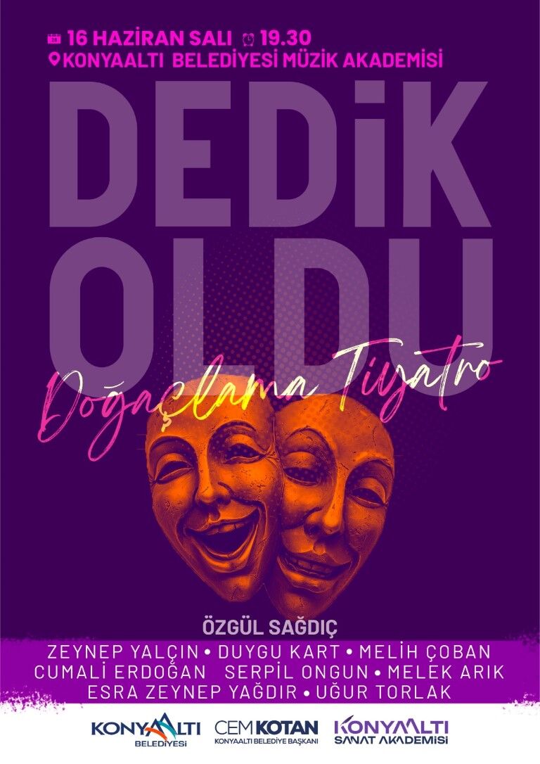 Konyaaltı’nda Üç Doğaçlama Tiyatro Oyunu Sahnelenecek (3)