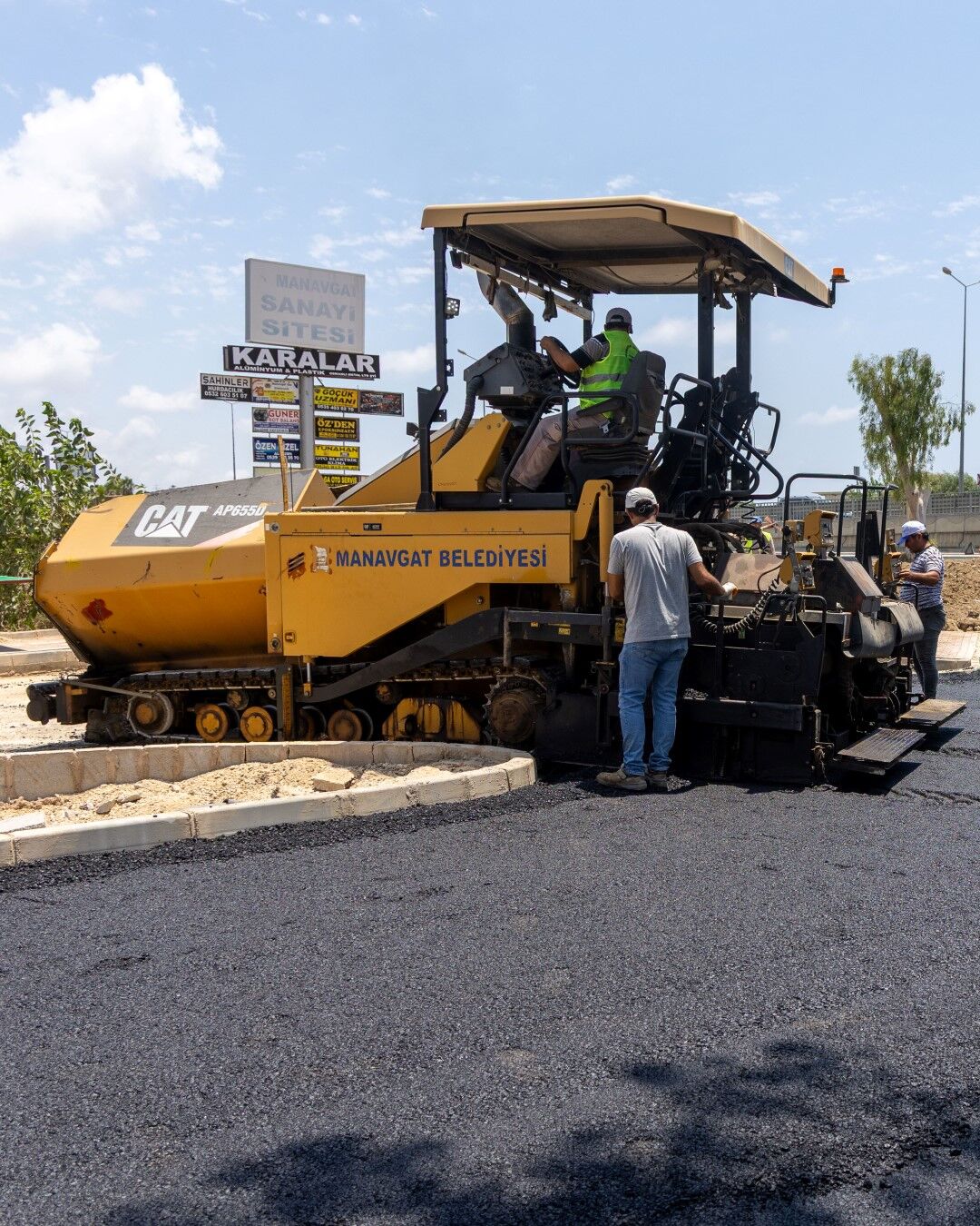 Antalya Manavgat’ta D 400 Bağlantı Yoluna Ulaşım Hamlesi (2)