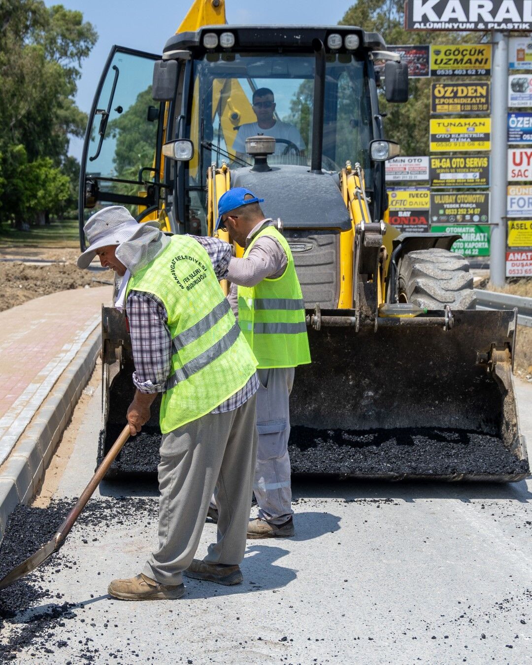 Antalya Manavgat’ta D 400 Bağlantı Yoluna Ulaşım Hamlesi (3)
