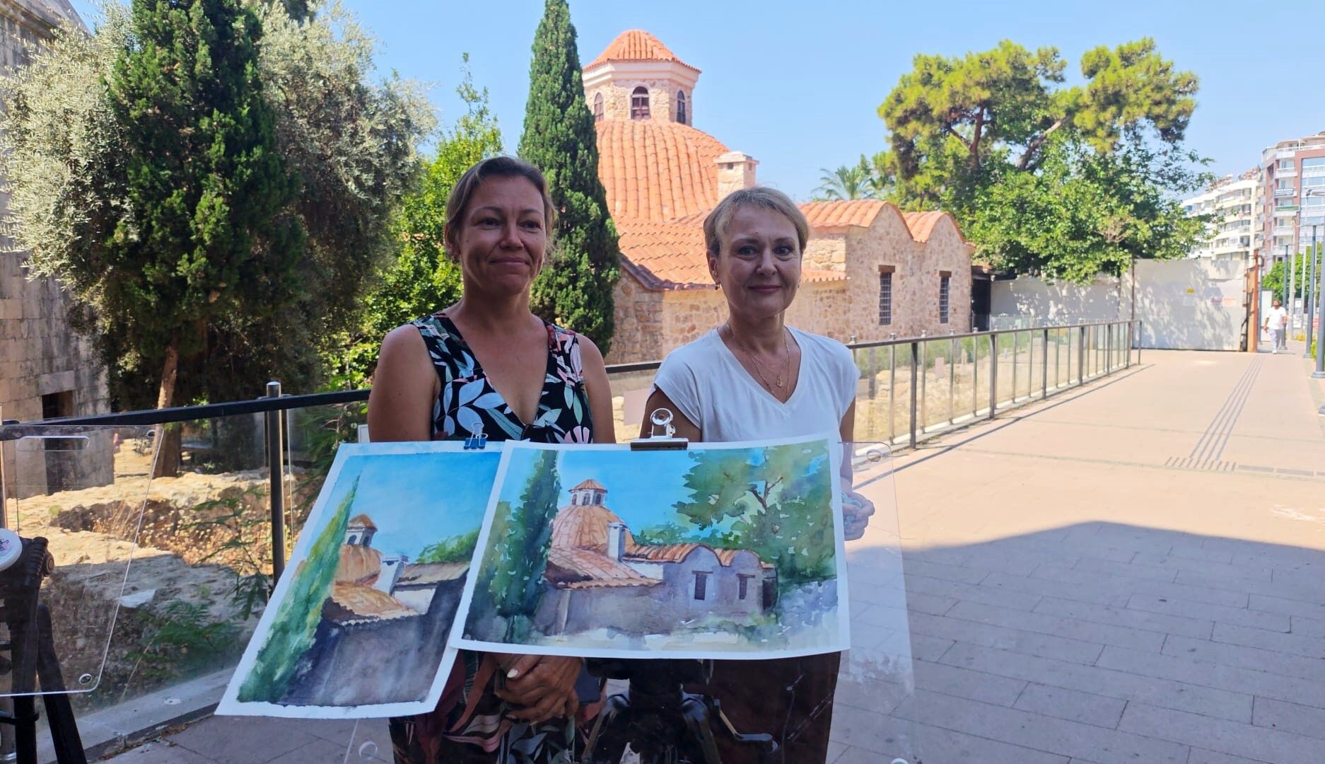 Antalya Nın Tarihi Yapıları Sanata Ilham Oldu (5)