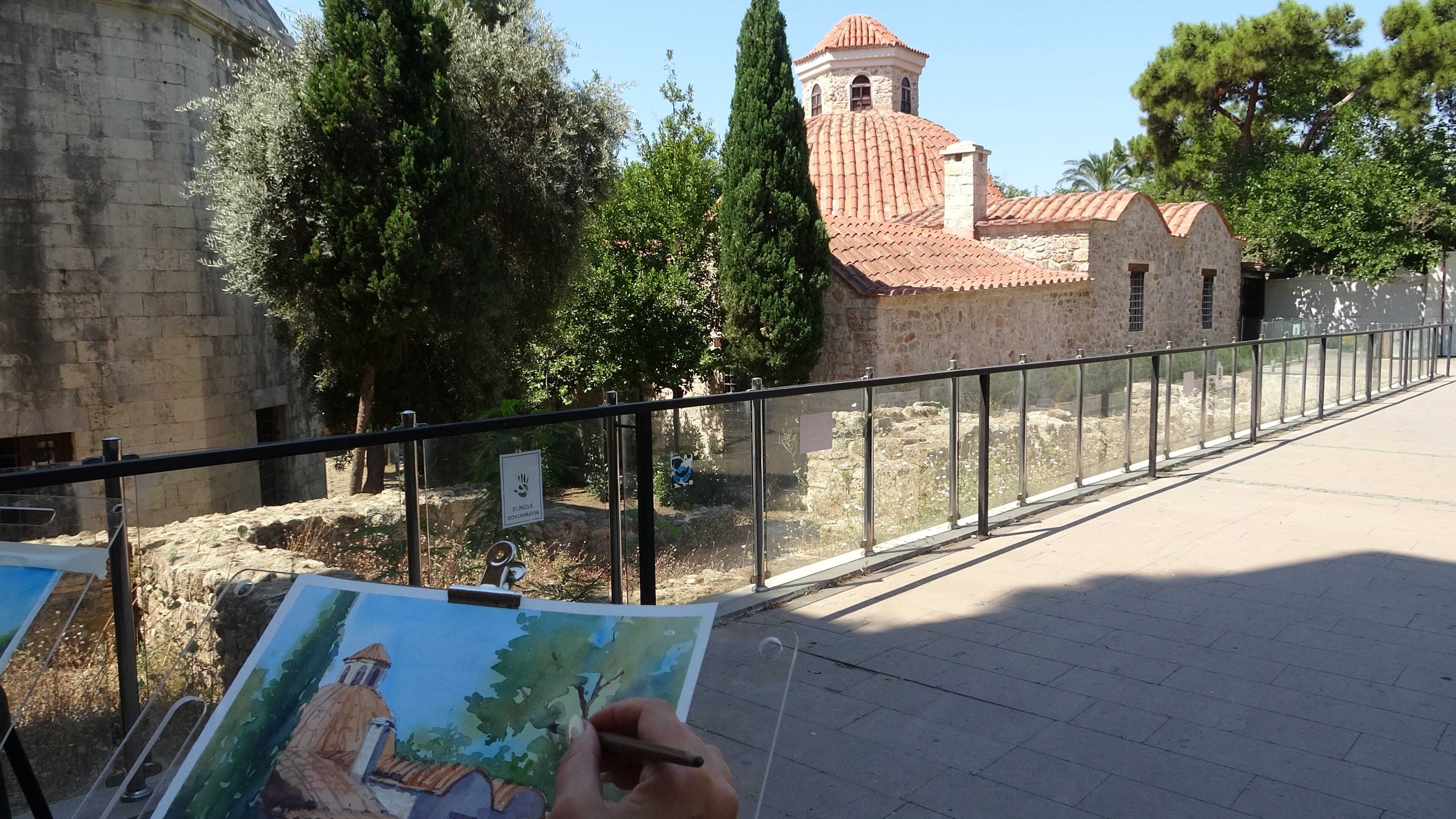 Antalya Nın Tarihi Yapıları Sanata Ilham Oldu (6)