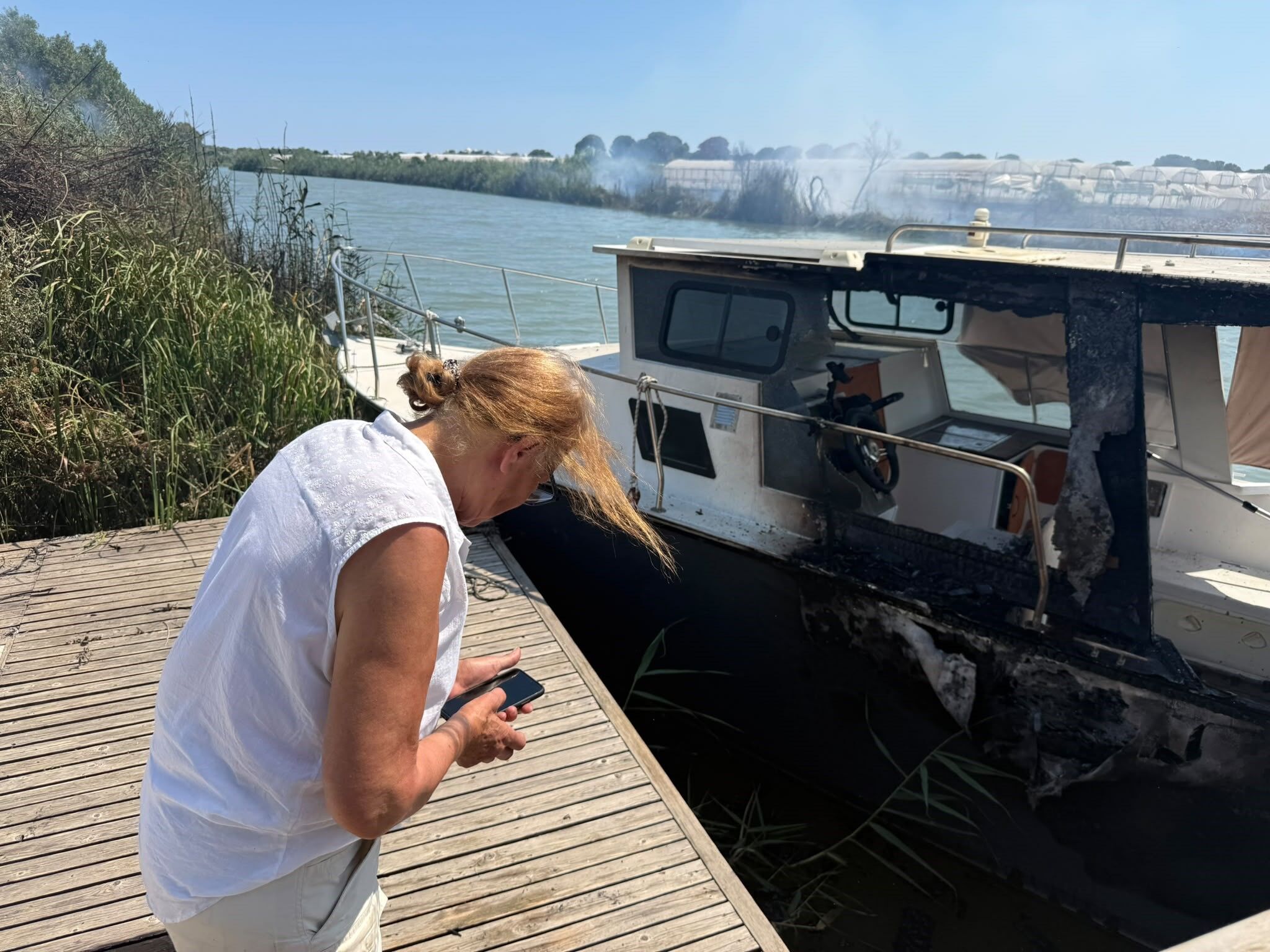 Antalya’da Milyonluk Tekne Ve Iskele Alevlere Teslim Oldu (2)