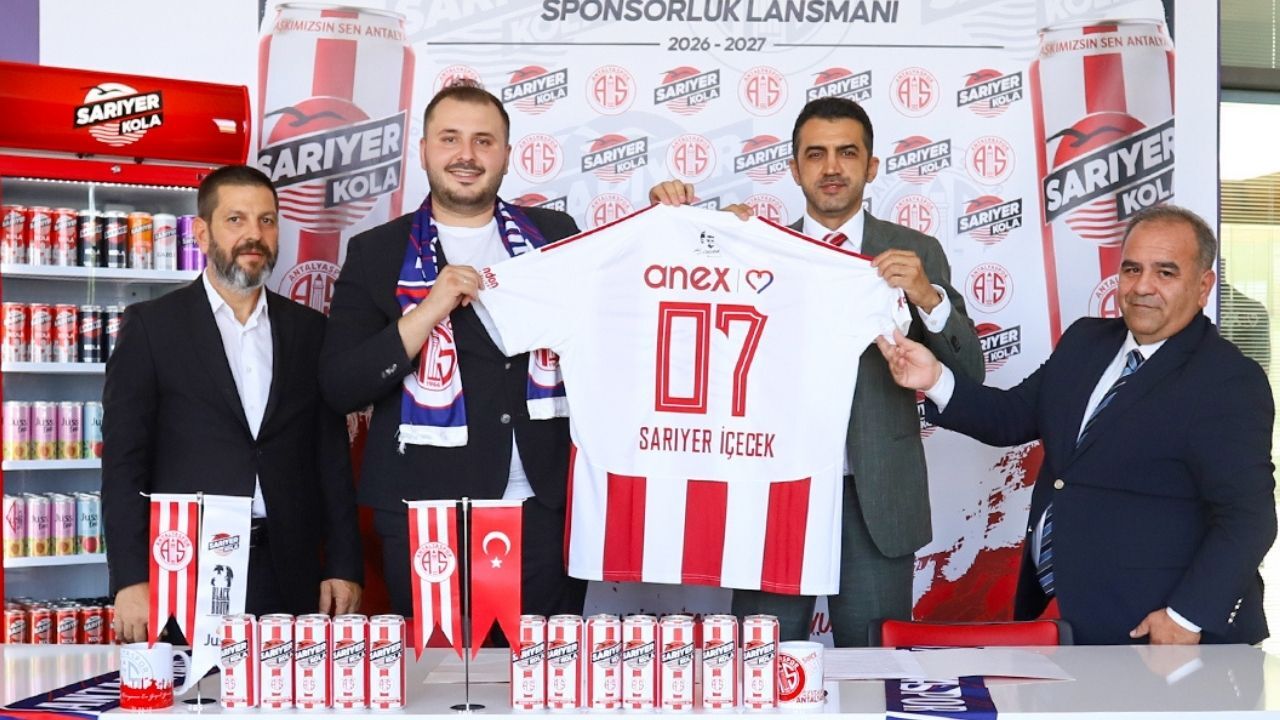Antalyaspor’un Yeni Sponsoru Sarıyer Cola Oldu (1)-1