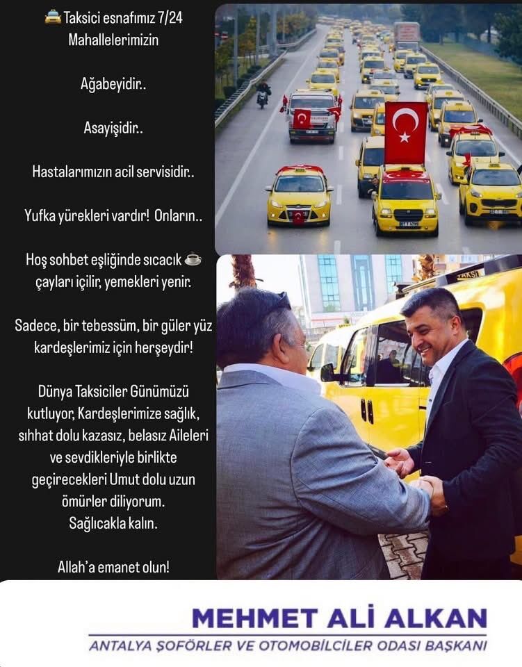 Baskan Alkandan Taksici Esnafna Vefa Dolu Sozler (2)