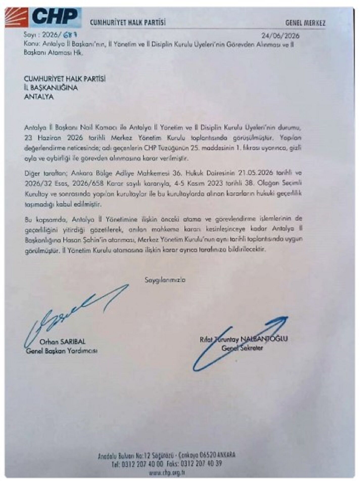 Chp Antaly Adaki Krizin Belgesi Ortaya Çıktı (2)