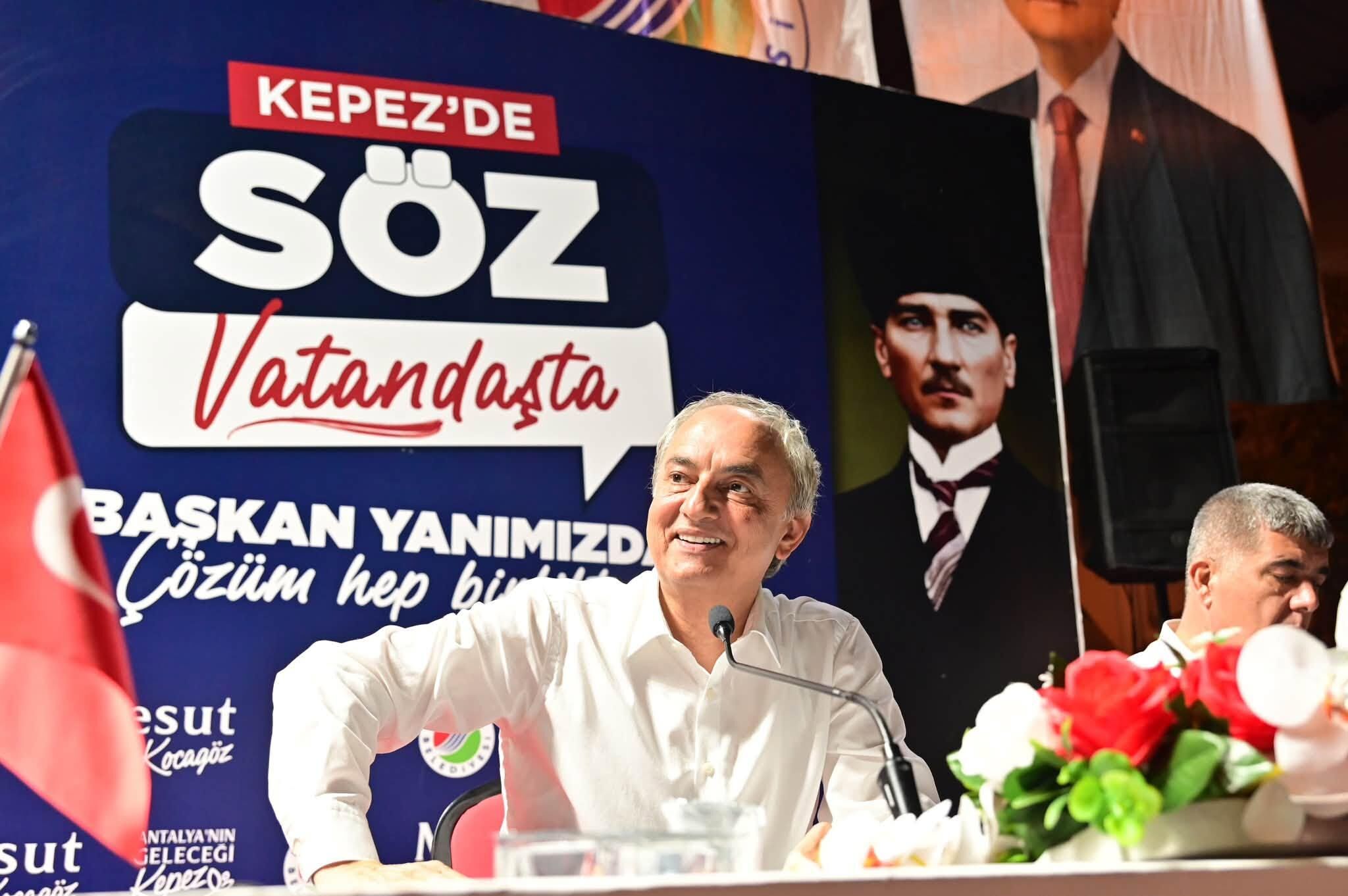 Kepez Belediye Başkanı Mesut Kocagöz 5 Mahalle Ile Bir Araya Geldi (1)