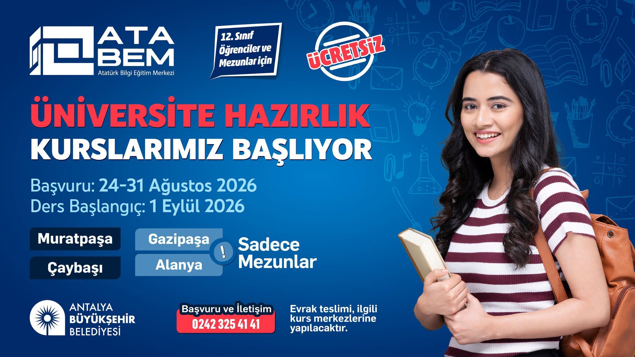 Antalya Büyükşehir Belediyesi’nden Ücretsiz Fırsat (1)