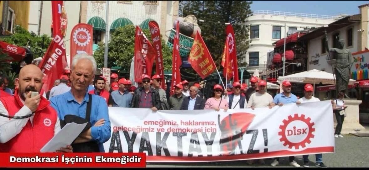 Antalya’da Di̇sk’ten Emek Mücadelesi Çağrısı (1)-2