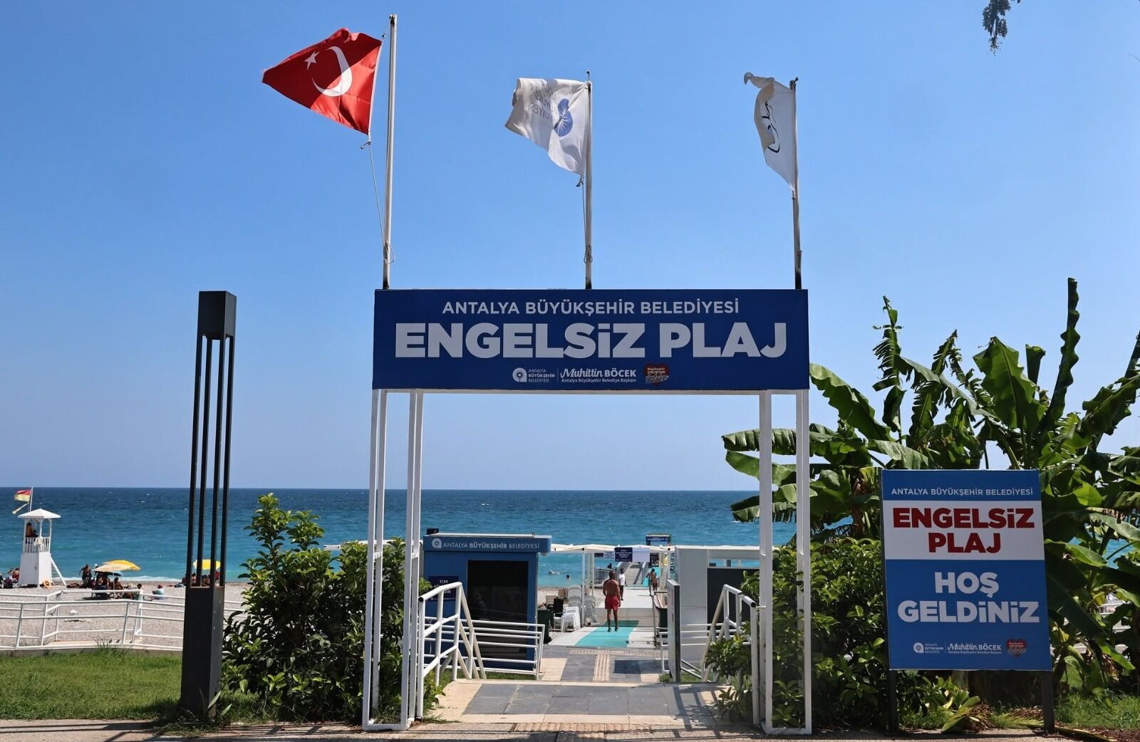 Antalya’da, Engelli Bireylere ‘Her Şey Dahil’ Sahil Hizmeti (4)