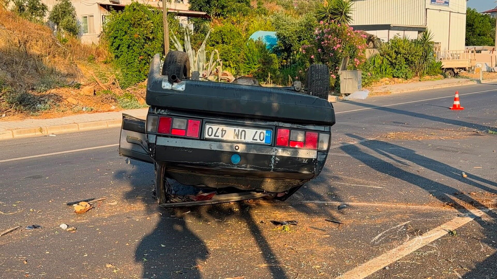 Antalya’daki Kazada Dikkat Çeken Polis Önlemi (1)