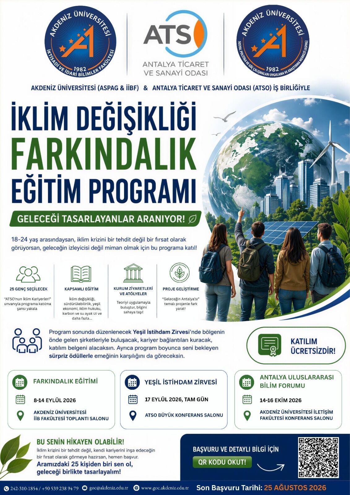 Antalya’nın Geleceğini Tasarlayacak 25 Genç Aranıyor (2)