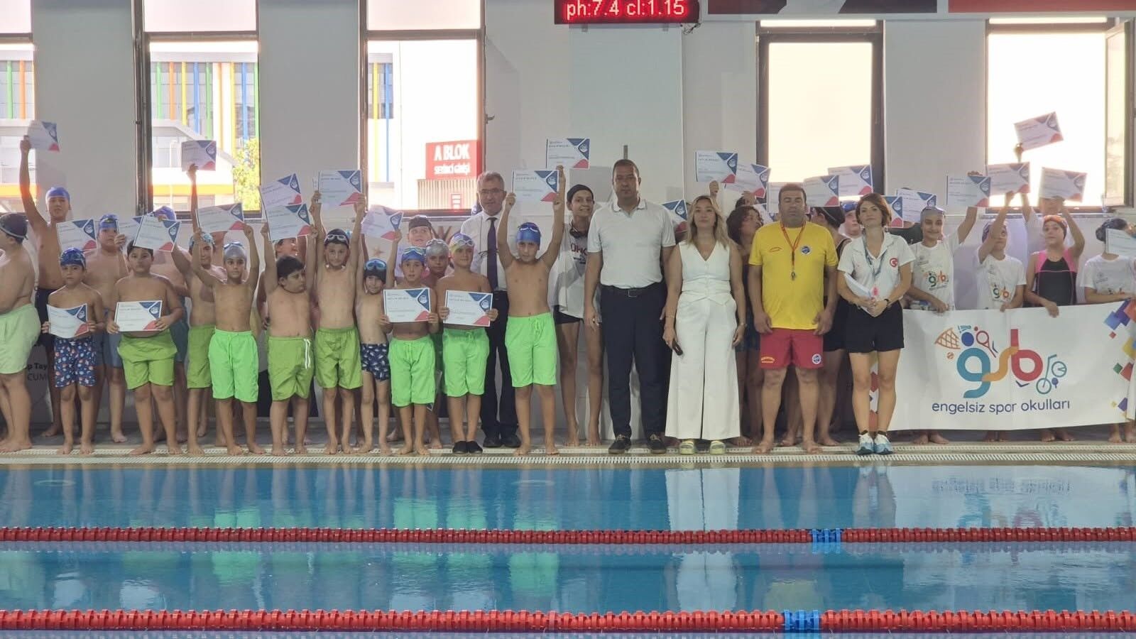 Aydın’da 2 Ayda 200 Öğrenci Yüzme Öğrendi (2)