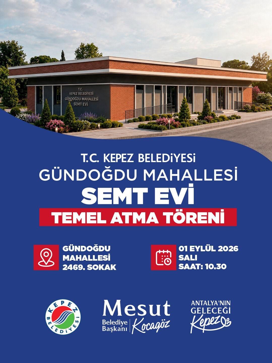 Kepez Halkının Yıllardır Beklediği Projenin Temeli Atılacak