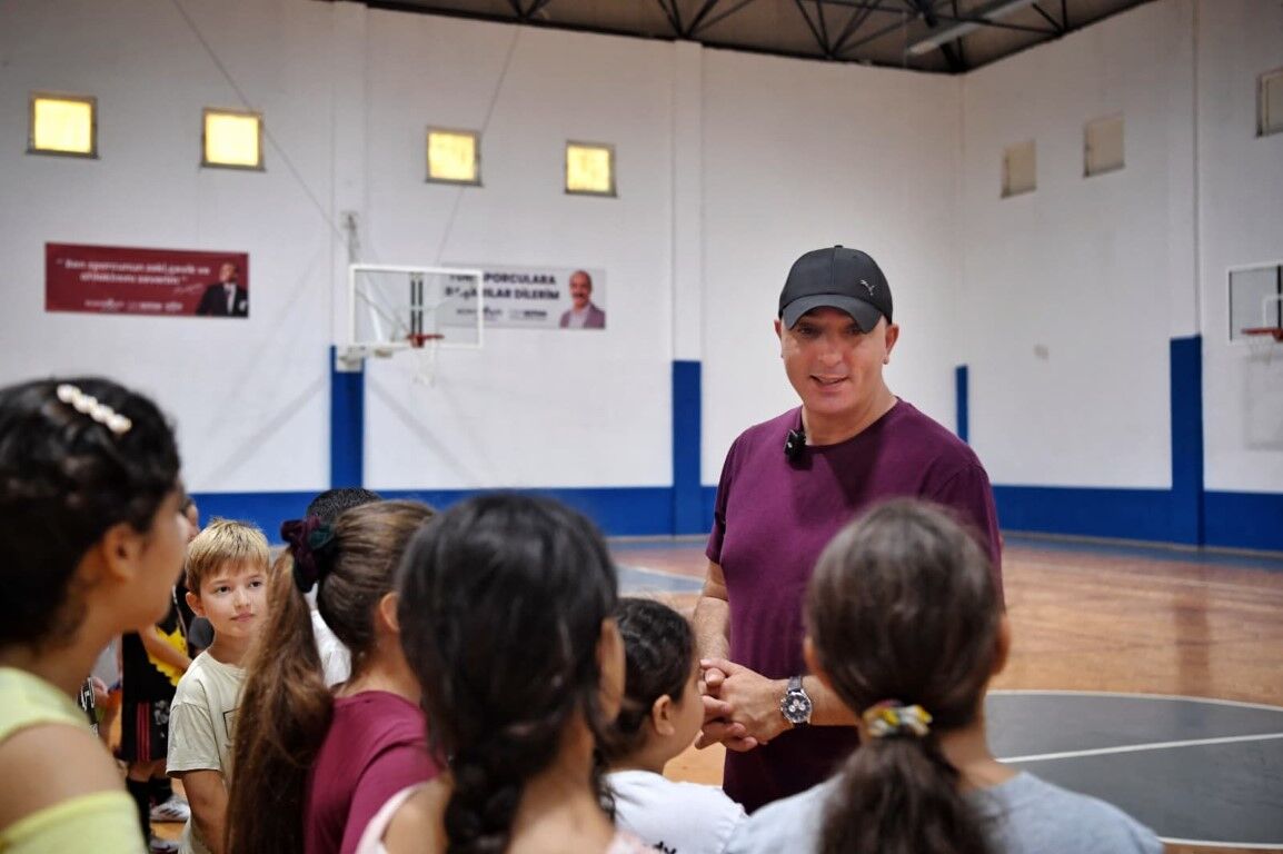 Konyaaltı’ndaki Yaz Spor Kursları Çocukları Spora Alıştırdı (4)