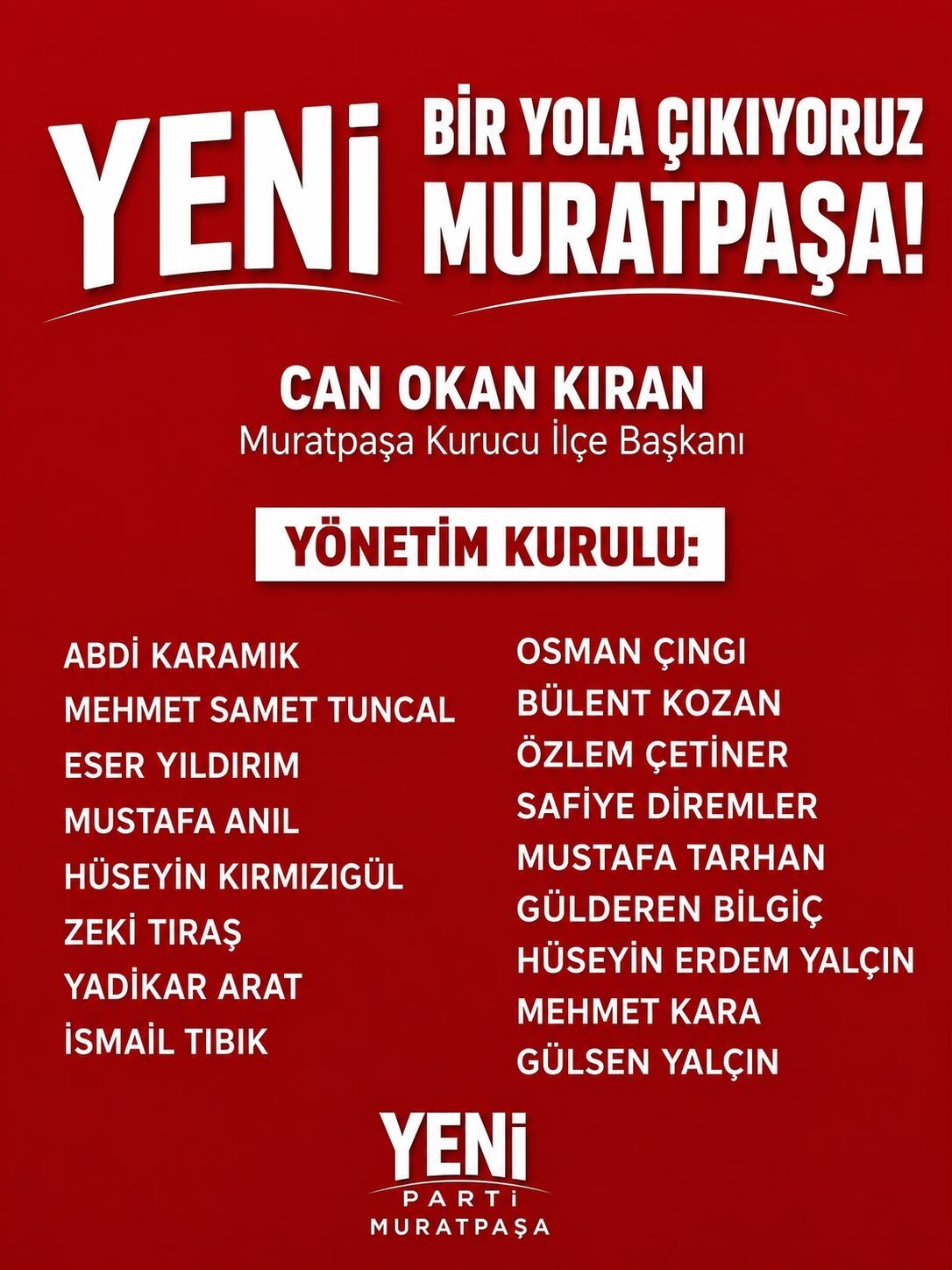 Yeni Parti Muratpaşa İlçe Başkanı Belli Oldu (2)