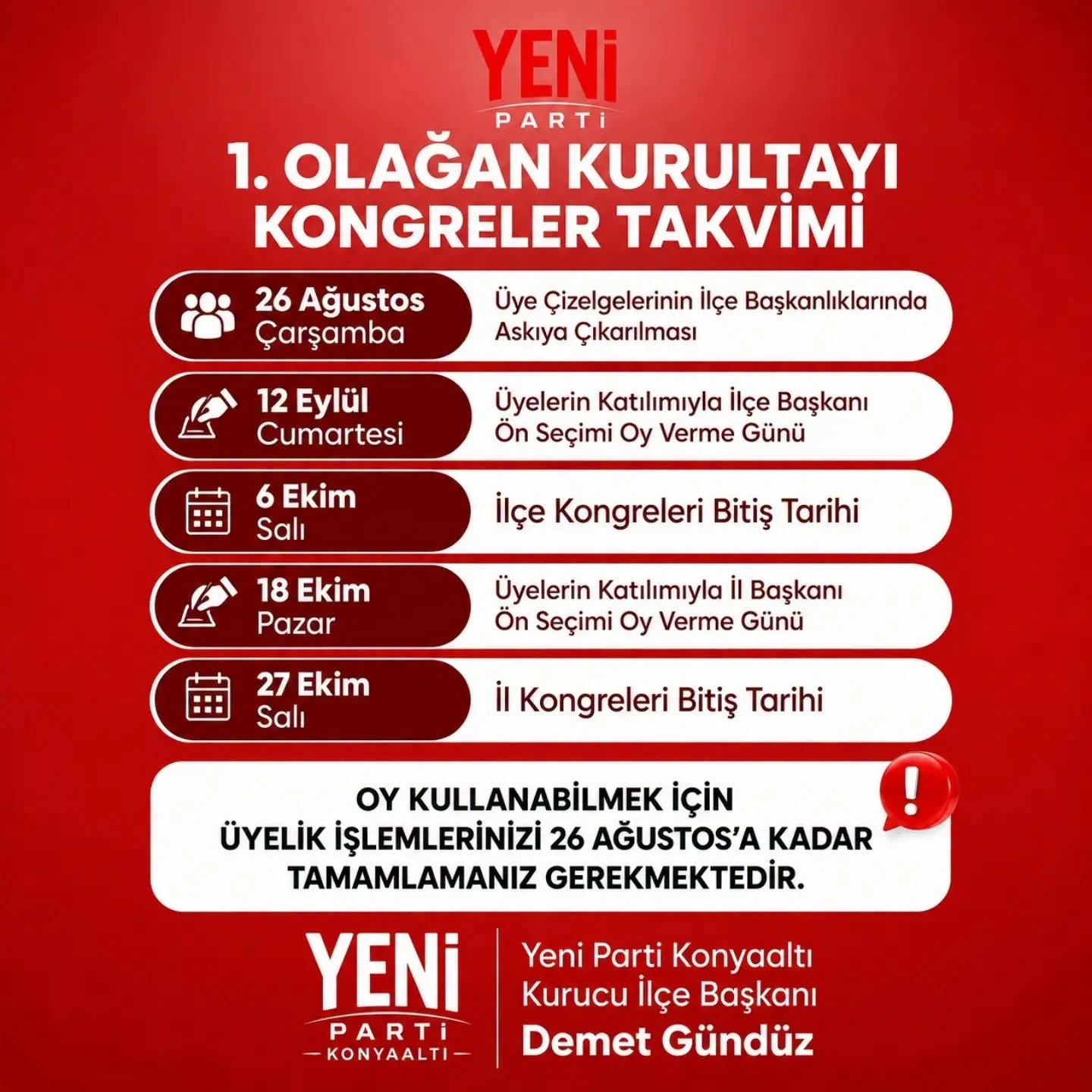 Yeni Partide Kongre Takvimi Belli Oldu (2)-1
