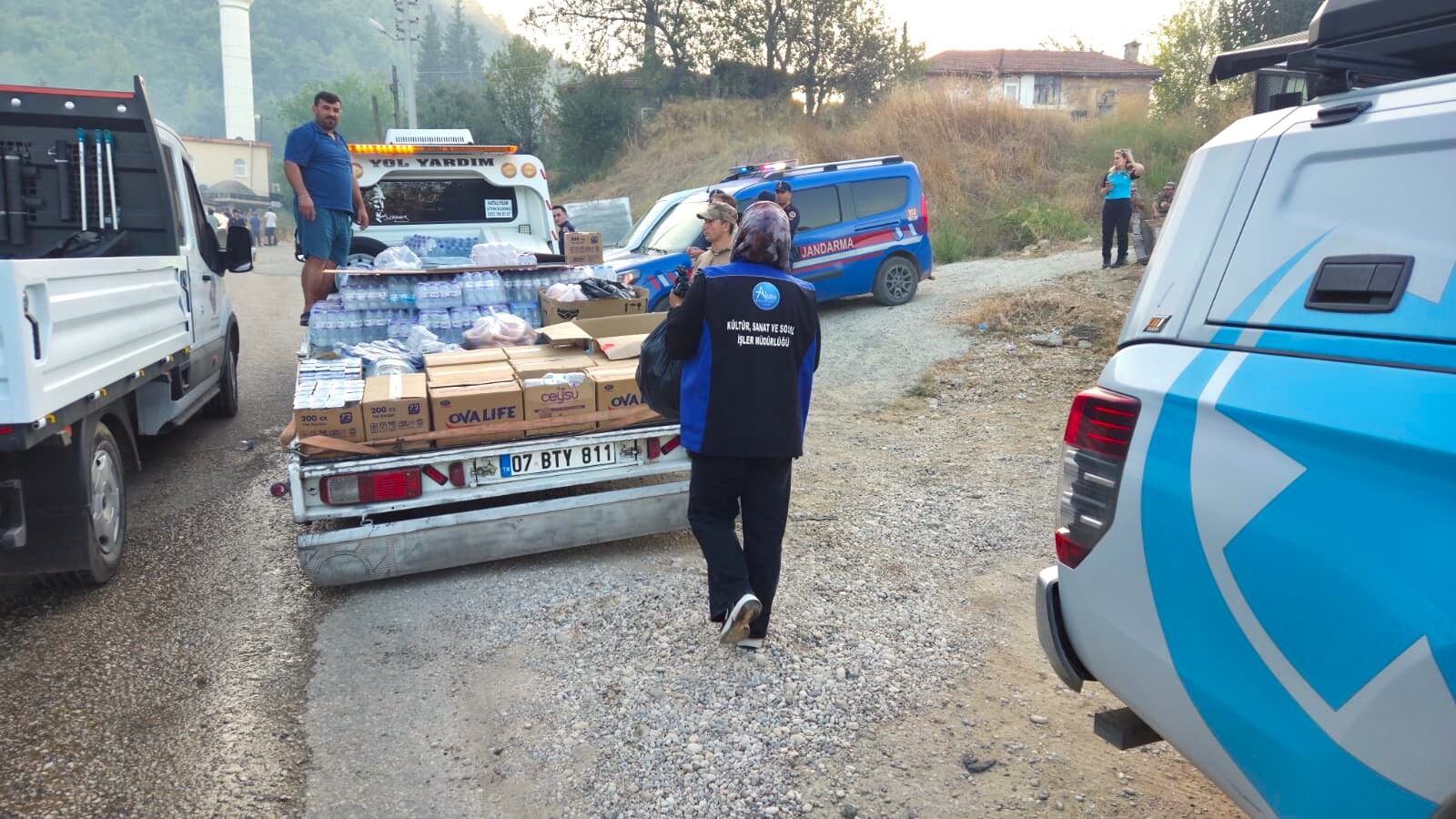 Antalya’da Yangın Kontrol Altına Alındı! Geriye Sadece Kül Kaldı (7)
