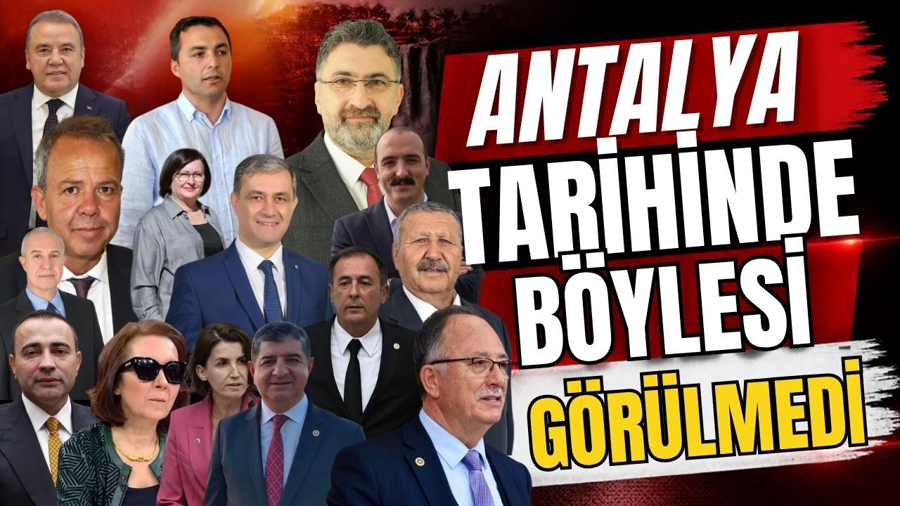 Antalya tarihinde böylesi görülmedi