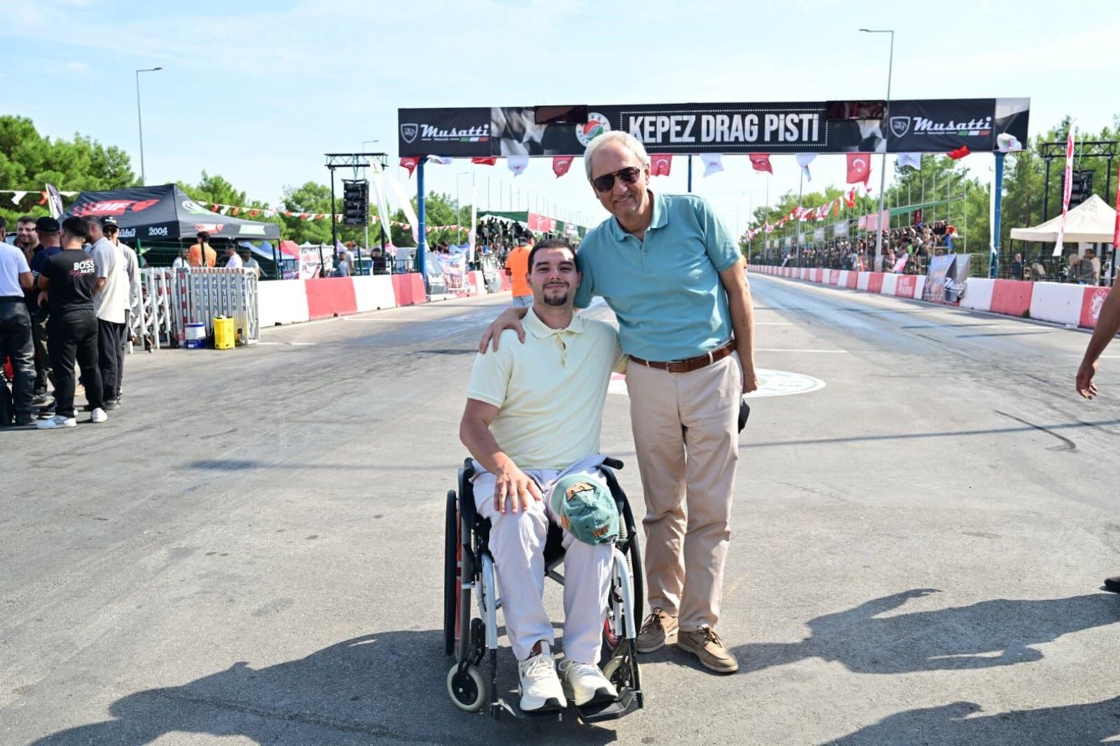 Kepez Belediye Başkanı Mesut Kocagöz Moto Drag Heyecanına Ortak Oldu (5)
