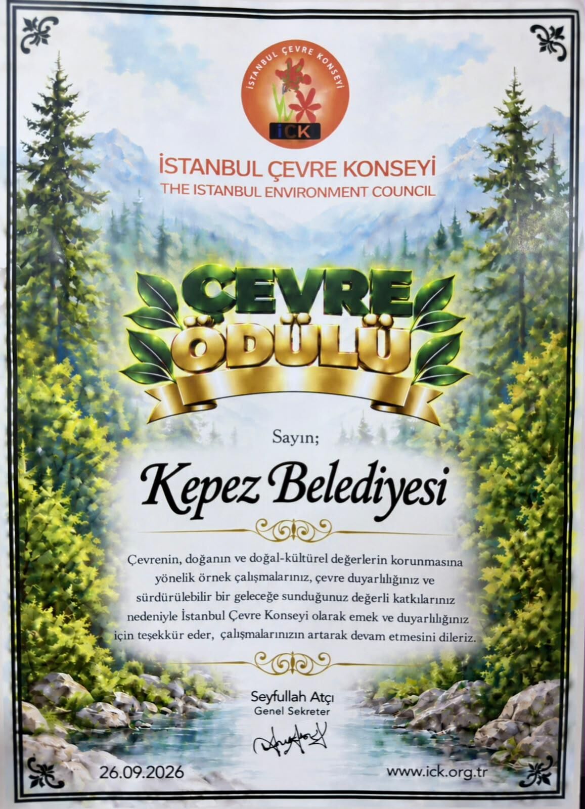 Kepez Belediye Başkanı Mesut Kocagöz’e Anlamlı Ödül (2)
