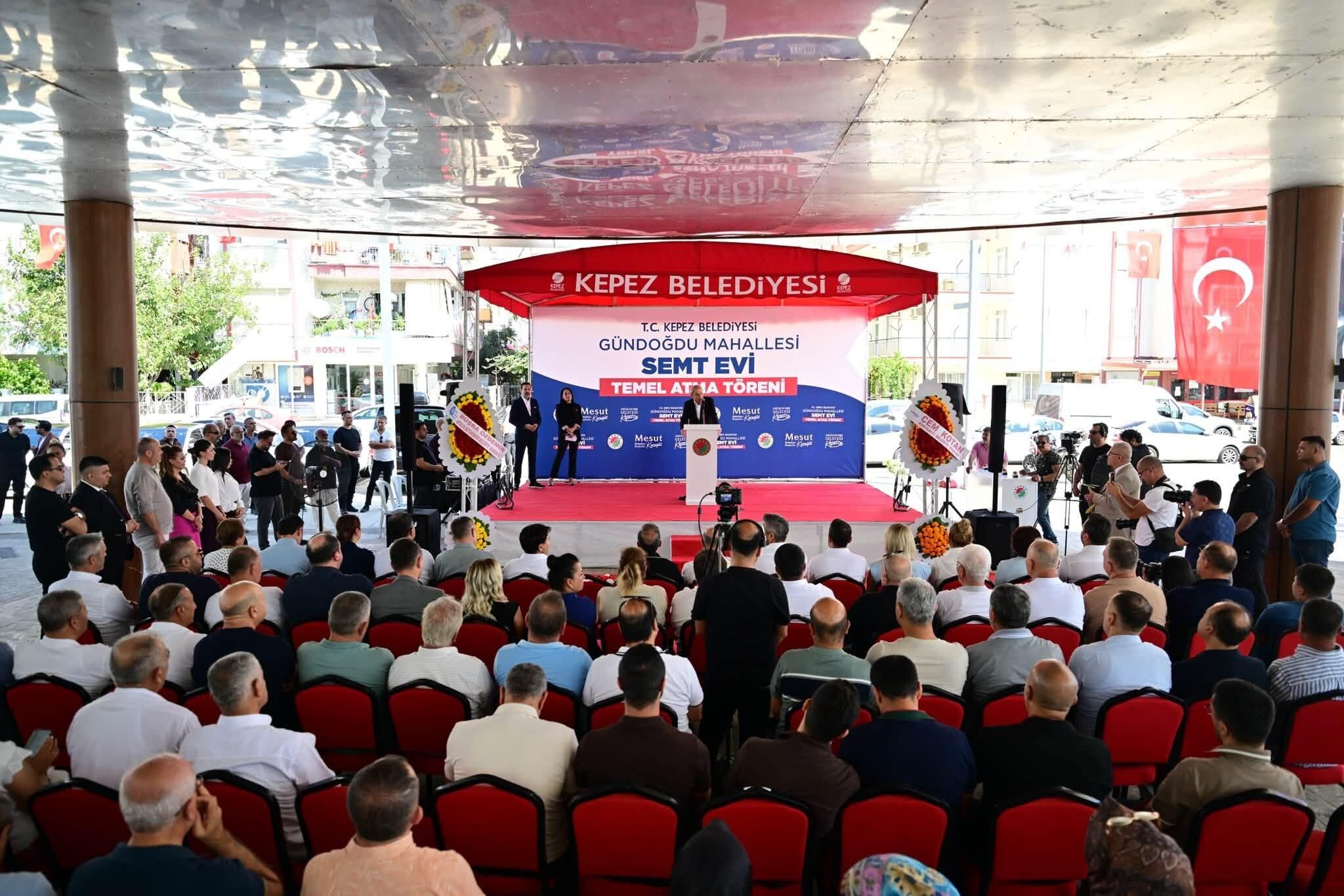 Kepez’de Gündoğdu Mahallesi Semt Evi’nin Temeli Atıldı (3)