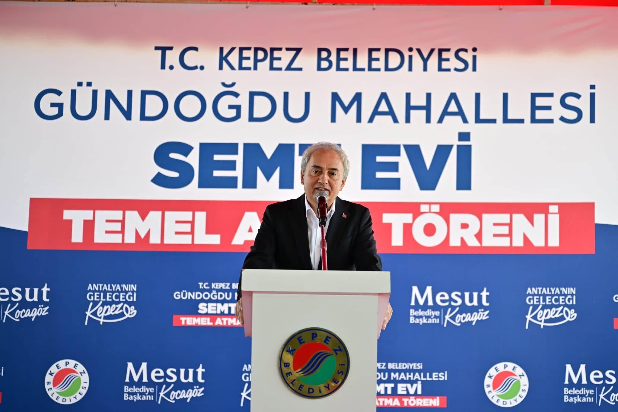 Kepez’de Gündoğdu Mahallesi Semt Evi’nin Temeli Atıldı (4)