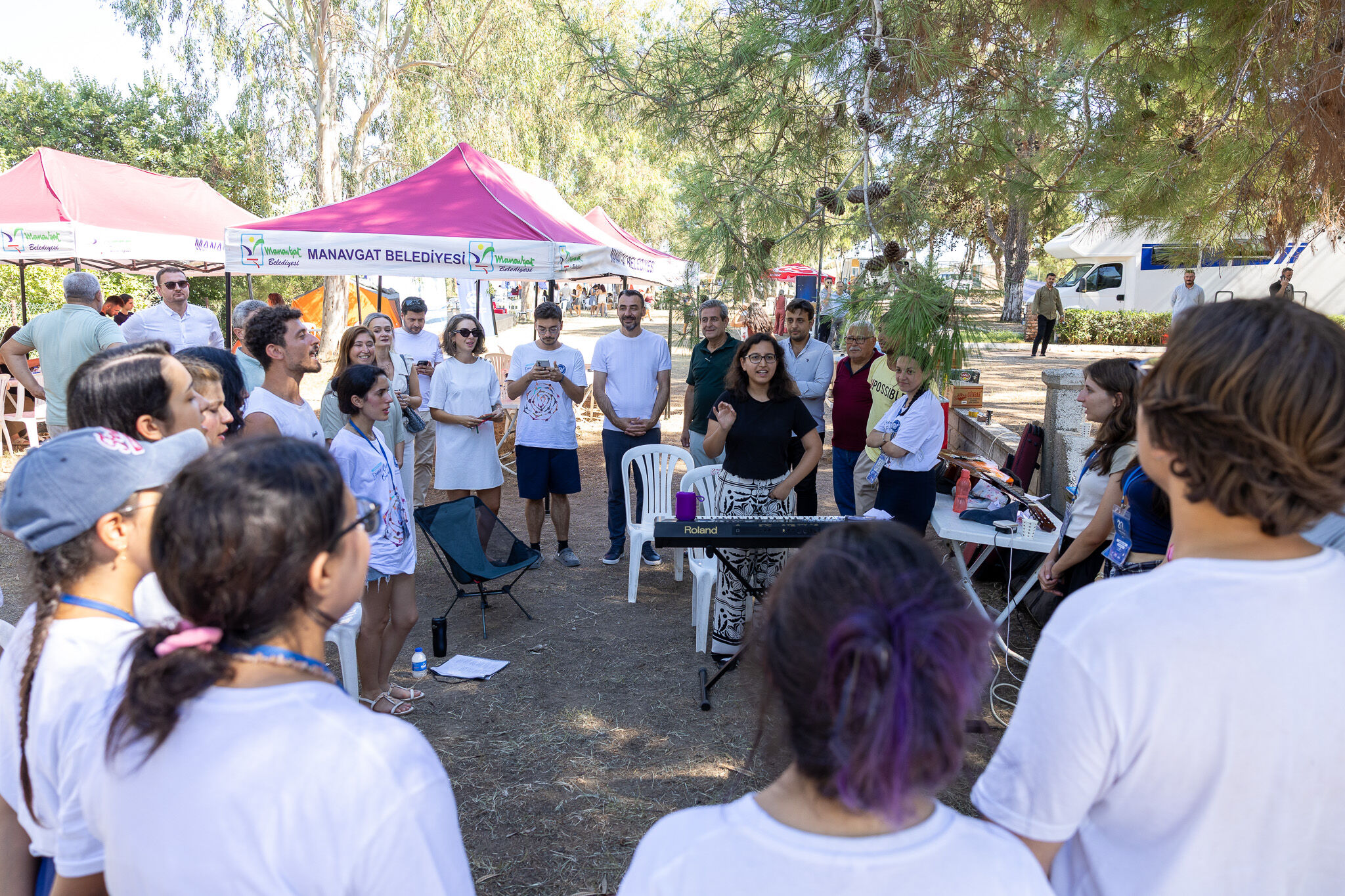 Manavgat’ta Gençlerin Kamp Buluşmasına Belediyeden Ziyaret (14)
