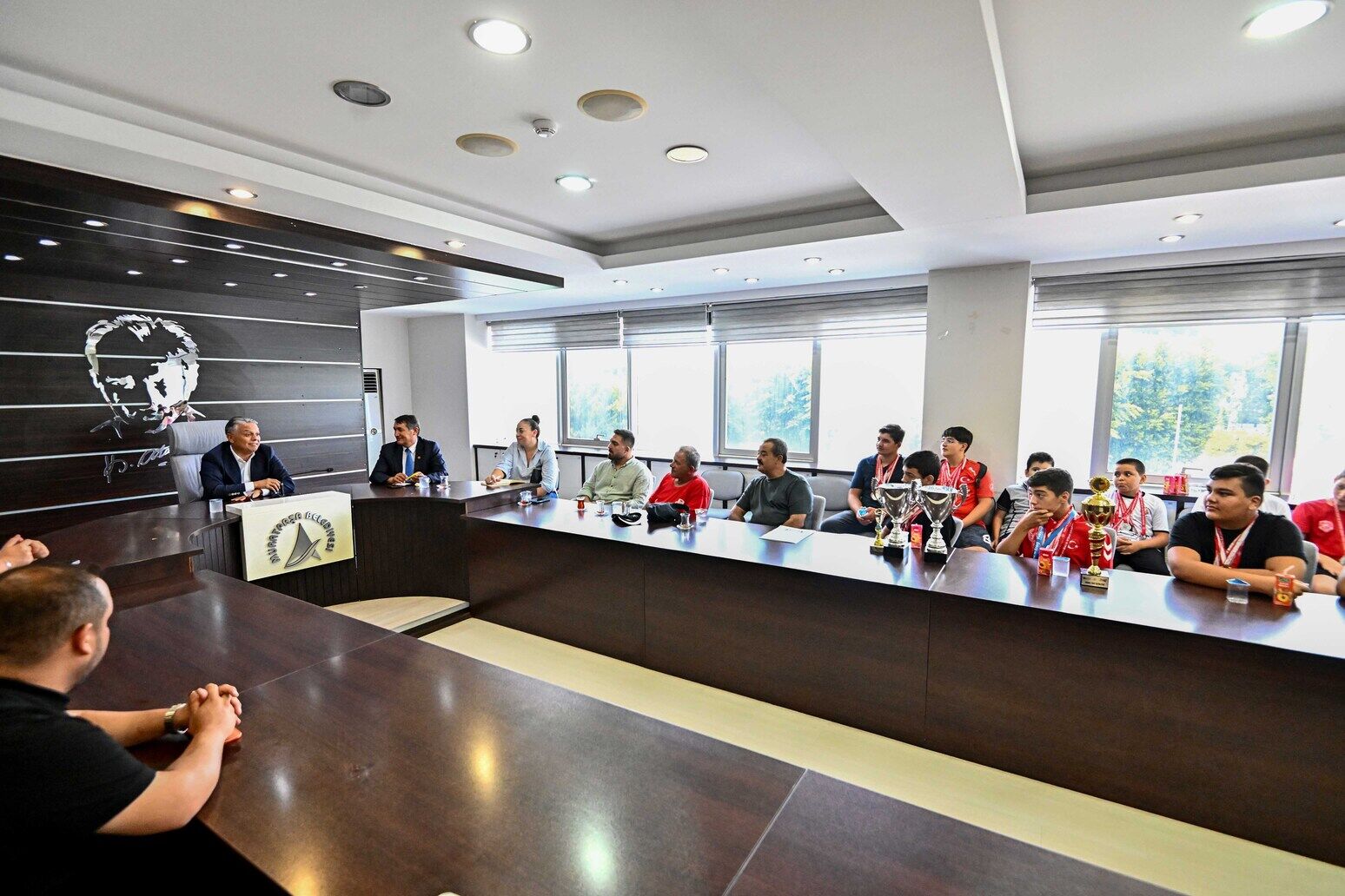 Muratpaşa Belediye Başkanı Ümit Uysal Güreşçilerle Buluştu (2)