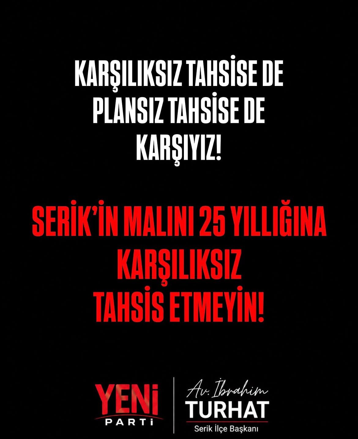 Serikte 25 Yillik Karsiliksiz Tahsis Yeniden Gundemde (1)