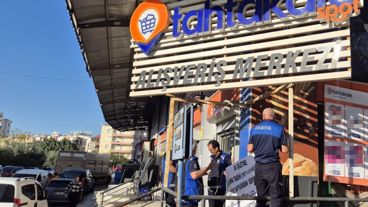 Antalya’da Zincir Markete Kapatma Cezası! 3 Gün Mühürlendi (2)