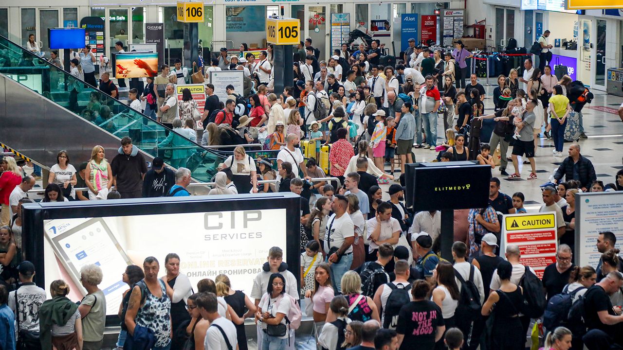 Antalya semalarında yoğun trafik