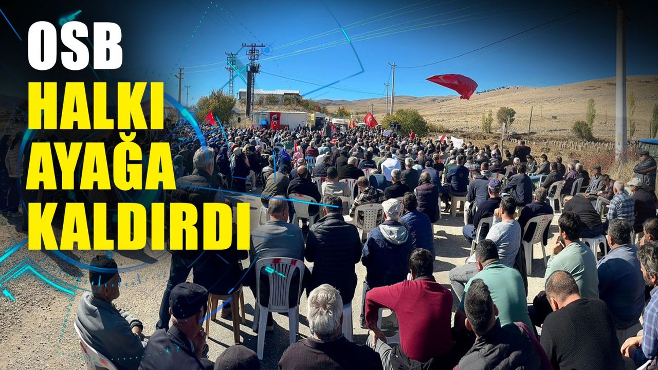 OSB halkı ayağa kaldırdı