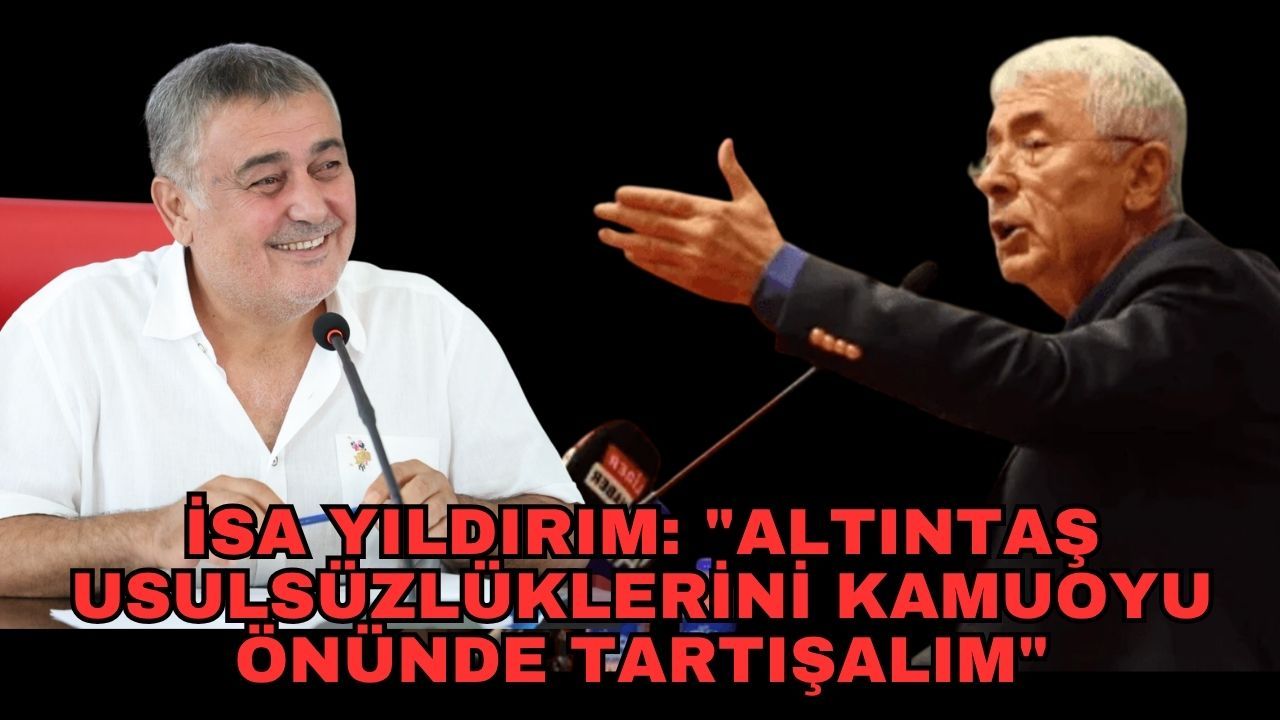 Aksu Belediye Başkanı İsa Yıldırım'dan Başkan Kamacı'ya sert cevap! "Altıntaş usulsüzlüklerini kamuoyu önünde tartışalım"