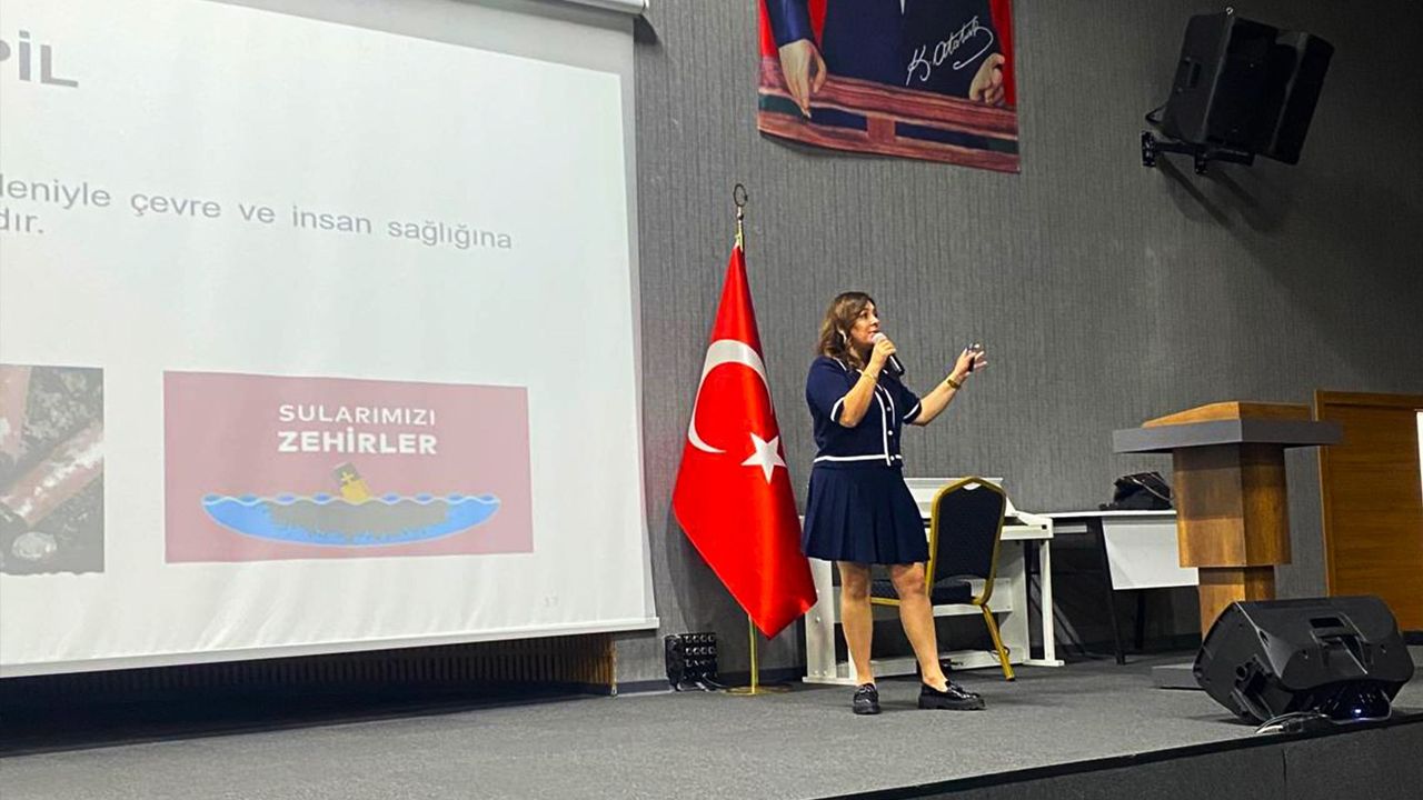 Alanya Belediyesi'nden lise öğrencilerine sıfır atık ve iklim değişikliği eğitimi