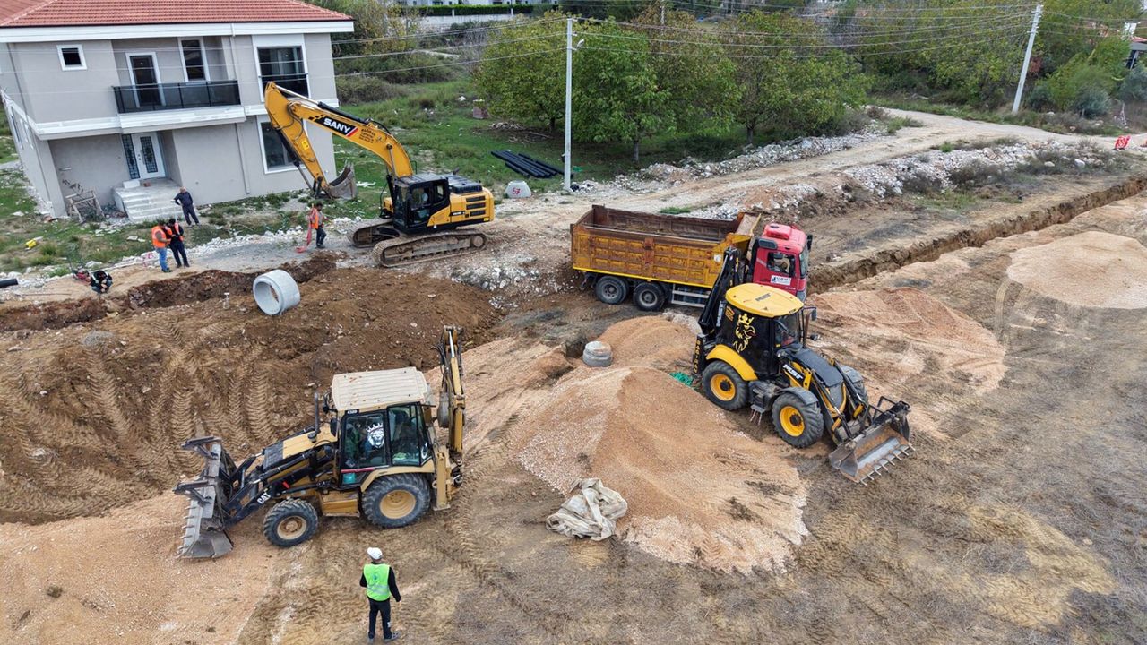 MUSKİ’den Yeniköy’de hummalı altyapı çalışması