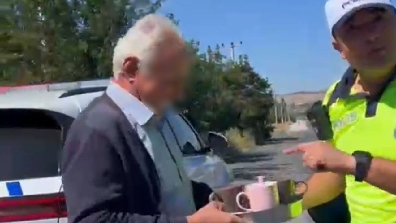 Eşini yolda bırakan sürücüye polisten ‘ibretlik’ ev cezası