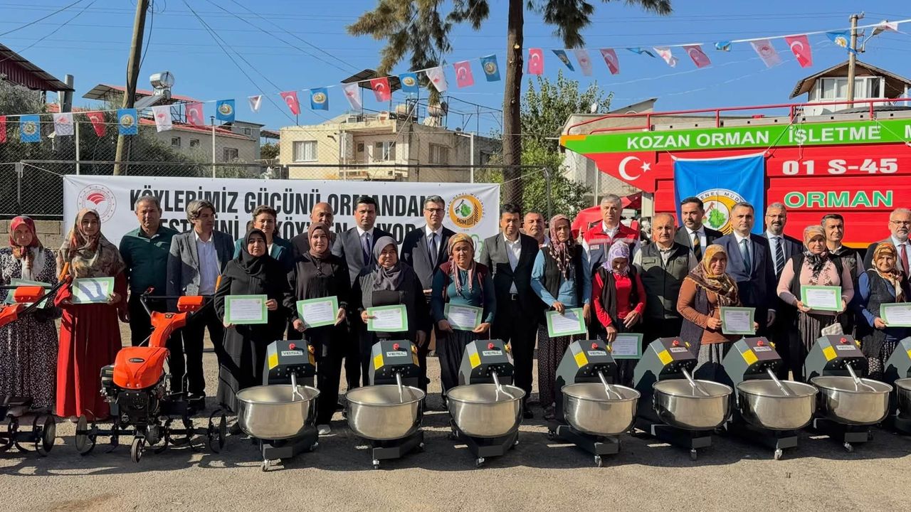 Kozanlı Kadınlara 840 Bin Liralık Üretim ve Emek Desteği