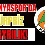 Alanyaspor'da sürpriz ayrılık!