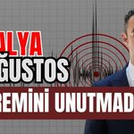 Antalya 17 Ağustos depremini unutmadı