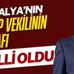 Antalya’nın kayıp vekilinin tarafı belli oldu