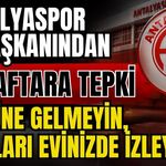 Antalyaspor Asbaşkanından tepki gösteren taraftara ‘Tribüne gelmeyin, maçları evinizde izleyin’