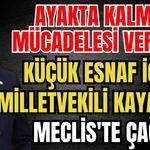 Ayakta kalma mücadelesi veren küçük esnaf için Milletvekili Kaya'dan Meclis'te çağrı