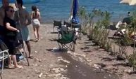 Marmaris'te otelin havuz suyu halk plajına aktı