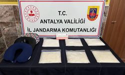 Antalya'da yastığa saklı 6 kilo uyuşturucu yakalandı