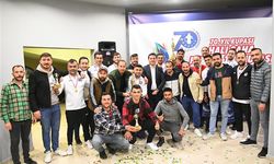 Kumluca'da halı saha ödül töreni yapıldı