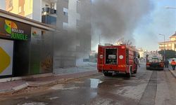 Süngerler yangına sebep oldu