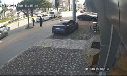 Yaya geçidindeki feci kaza kamerada