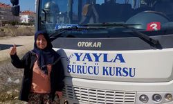 59 yaşında, arkadaşlarına inat otobüs ehliyeti aldı
